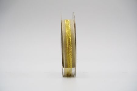 Κορδέλα με χρυσαφί λωρίδες Glitter Gold_K1476-K22-1_μπεζ